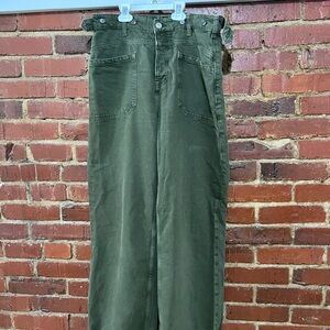 Women’s wide leg Green Relaxed pant - we the free